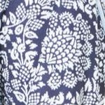 navy scarf print