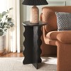 Lilith Wavy Accent Table - ACC5727B - Matte Black - Safavieh - 2 of 4