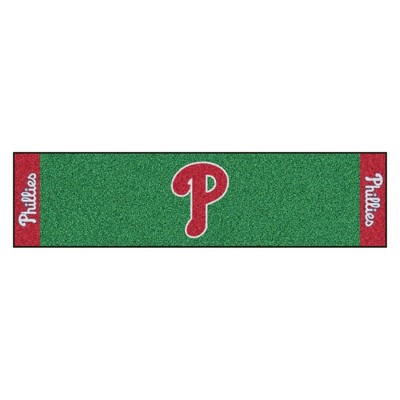 MLB Philadelphia Phillies 1.5'x6' Putting Mat - Green