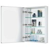 Fine Fixtures Bathroom Medicine Cabinet - Single Door, Recessed/Surface Mount - Right/Left Hinged - Mirrored Interior - 3 of 4