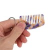 Unique Bargains Durable Mini Keychain Hair Comb 1 Pc - 3 of 4