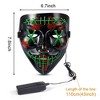 GustoWave 2/3PACK Halloween Scary Mask, LED Purge Mask with LED Light Up LED Mask for Cosplay, Halloween Costume, Halloween Festival Party. - 4 of 4