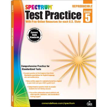 Spectrum Test Practice, Grade 5 - (Paperback)