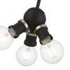 Livex Lighting Lansdale 3 - Light Pendant in  Black/Brushed Nickel - 2 of 4