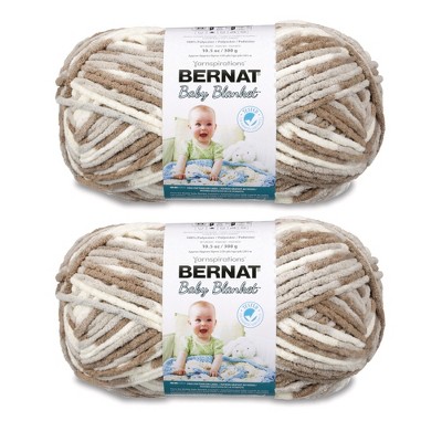 Bernat Baby Blanket Big Ball Yarn 24 Pack-Little Sand Castles