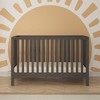 Child Craft London 4-in-1 Convertible Crib, Converts to Toddler Bed, Day Bed, & Full Size Bed, 3 Mattress Positions, Baby Safe Finish (Dapper Gray) - 2 of 4