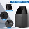 Package Delivery Boxes for Outside, Extra Large Parcel Drop Boxes with Lock, Anti-Theft Galvanized Steel, Weather Resistant Mailbox - 4 of 4