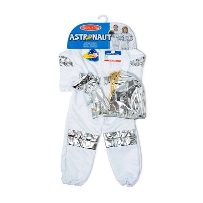Kids White and Silver Astronaut Role Play Costume Set
