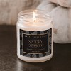 Sweet Water Decor Patterned Spooky Season 9oz Clear Jar Candle with Gold Lid - 3 of 3
