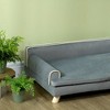 Resenkos Cat Couch, Pet Sofa, Dog Couch Bed,Dog Sofa, Large Dog Couch with Washable Cover, Wooden Legs, Gray Grey - 4 of 4