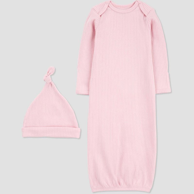 Carter's Just One You®️ Baby Girls' NightGown - Pink, 1 of 5