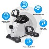 TRAKK Office Mini Exercise Bike, Under Desk Bike Pedal Exerciser Portable Foot Cycle Arm & Leg Peddler Machine with LCD Screen Displays - image 2 of 4