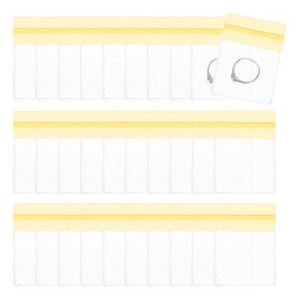 Unique Bargains PVC Plastic Waterproof Jewelry Storage Pouch 30 Pcs - 1 of 4