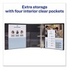Avery Durable Non-View Binder with DuraHinge and EZD Rings, 3 Rings, 4" Capacity, 11 x 8.5, Black, (8802) - 4 of 4