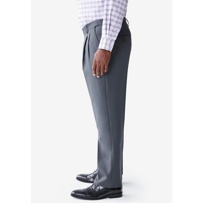 KingSize Tall Easy Movement Pleat-Front Expandable Dress Pants