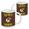 Quincy University Hawks Logo Ceramic Coffee Mug Novelty Gift Mugs for Coffee Tea and Hot Drinks 11oz White - 2 of 4