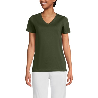 Lands' End Women's Relaxed Supima Cotton T-Shirt