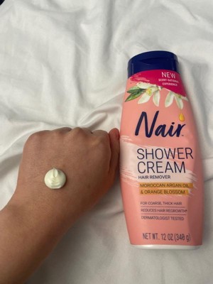 Nair Hair Removal Cream Argan Oil 12oz Target