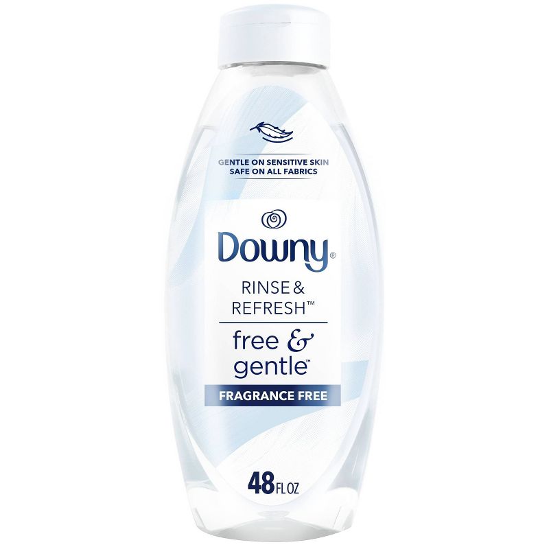 Downy Rinse Free &#38; Gentle Laundry Additive - 48oz, 1 of 12