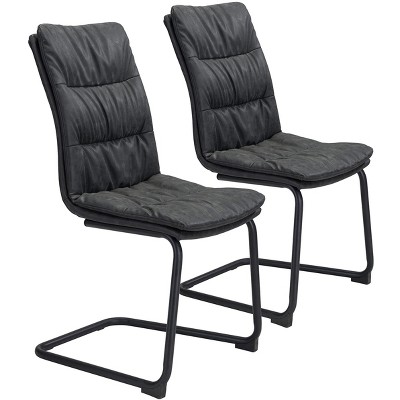 Zuo Sharon Dining Chair (Set of 2) Vintage Black