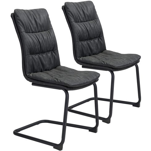 Zuo Sharon Dining Chair (Set of 2) Vintage Black - image 1 of 4