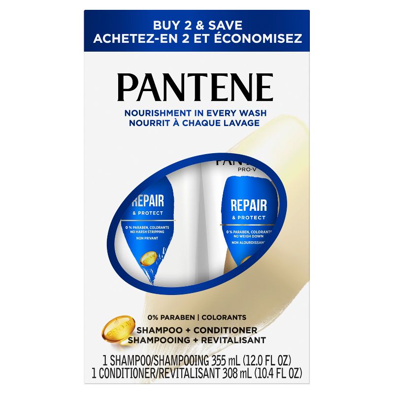 Pantene Pro-V Repair &#38; Protect Shampoo and Conditioner Bundle - 22.4 fl oz, 3 of 17