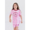 Harry Potter Girls Pajama Shirt and Shorts Sleep Set Tie Dye Pink  - 2 of 4