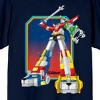 Voltron Defender Of The Universe Crew Neck Short Sleeve Navy Men's T-shirt - 2 of 3