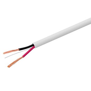 Monoprice 16AWG CL3 Rated 2-Conductor Speaker Wire - 250 Feet - White, Oxygen-Free Bare Copper, For Home Theater, AV Receivers - Access Series - 1 of 4