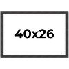PosterPalooza | Traditional Black Picture Frame - UV Acrylic, Backing Board, Hanging Hardware Included - 2 of 4