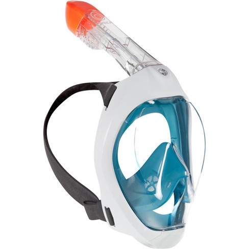 binnen Bulk Classificeren Decathlon Subea Easybreath 500 Surface Full Face Snorkel Mask And Teens -  Ml, Peacock Blue : Target