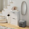 Okak Shoe Cabinet, Shoe Storage with 2 Flip Drawers and Adjustable Shelves for 10 Pairs of Shoes, Shoe Organizer for Entryway, Hallway - 2 of 4