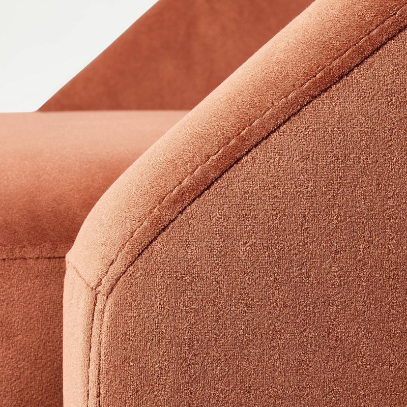 Slope Arm Swivel Chair Velvet - Threshold&#8482; designed with Studio McGee, 6 of 9