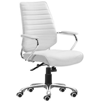 Zuo Enterprise Low Back Office Chair White