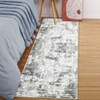 Modern Abstract Rug Machine Washable Printed Rug Soft Foldable Accent Rug for Living Room Bedroom - 2 of 4