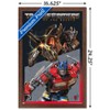 Trends International Transformers: Rise of the Beasts - Optimus Prime vs. Scourge Framed Wall Poster Prints - 3 of 4