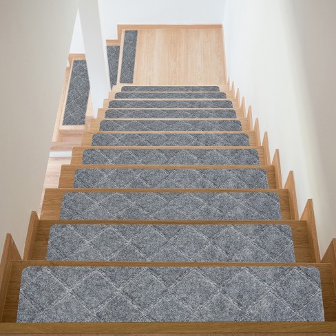 Costway 15pcs Non-slip Carpet Stair Treads 30'' X 8'' Mats Indoor For  Wooden Steps : Target