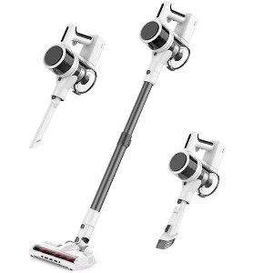MAMNV Powerful Cordless Vacuum Cleaner, Stick Vacuum with 85,000RPM for Hardwood, Pet Hair, Rug and Carpet, White - 1 of 4