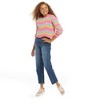 Andy & Evan  Kids  Girls Flower Faux Shearling Sweater - 2 of 4