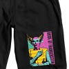 Universal Monsters The Bride of Frankenstein Adult Black Sleep Pajama Shorts - 2 of 4