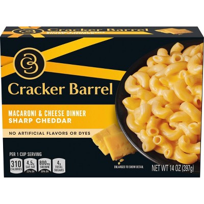 Cracker Barrel Sharp Cheddar Macaroni & Cheese Dinner - 14oz