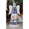 Blue Rose Polish Pottery L034 Manufaktura Small Angel Luminary - 4 of 4