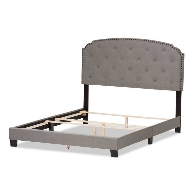 Lexi Modern and Contemporary Fabric Upholstered Bed - Baxton Studio, 4 of 10