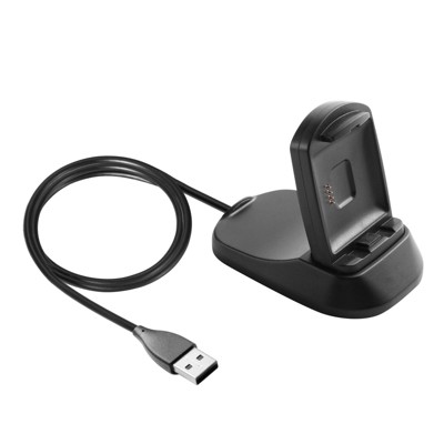 INSTEN USB Charging Cable w/ Cradle Compatible with Fitbit Blaze, Black