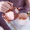 Pinky Up Rose Gold Wrapped Teapot - Tea Clear Glass Pot with Infuser Strainer and Tea Kettle for Loose Tea, 24 Oz - 2 of 4