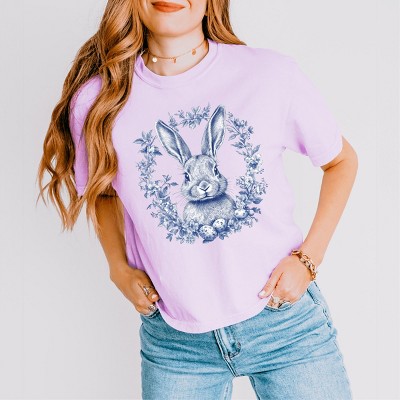 Simply Sage Market Blue Willow Bunny Boxy Crop Top