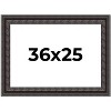PosterPalooza | 3.5" Wide Ornate Black Picture Frame - UV Acrylic, Backing Board, Hanging Hardware Included - 2 of 4