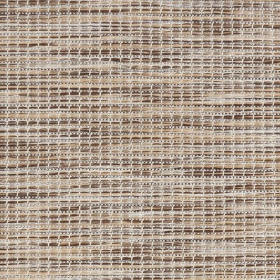 Beige Easy-Care Synthetic Rectangular Flatweave Rug