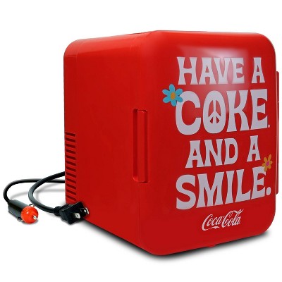 Classic Coca Cola 6 Can Personal Mini Cooler and Fridge