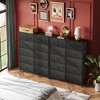 12-Drawer Tall Fabric Dresser with Wood Top and Steel Frame, Storage Chest of Drawers for Bedroom, Closet - 2 of 4
